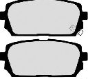 Set placute frana,frana disc HERTH+BUSS JAKOPARTS J3610315