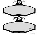 Set placute frana,frana disc HERTH+BUSS JAKOPARTS J3610400