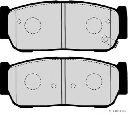 Set placute frana,frana disc HERTH+BUSS JAKOPARTS J3610403