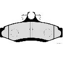Set placute frana,frana disc HERTH+BUSS JAKOPARTS J3610900