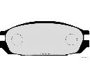 Set placute frana,frana disc HERTH+BUSS JAKOPARTS J3611032
