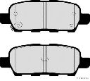 Set placute frana,frana disc HERTH+BUSS JAKOPARTS J3611044</br>Piesa auto pentru NISSAN TIIDA limuzina (SC11X)  1.5 dCi