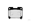 Set placute frana,frana disc HERTH+BUSS JAKOPARTS J3612015