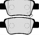 Set placute frana,frana disc HERTH+BUSS JAKOPARTS J3612030</br>Piesa auto pentru Frana disc