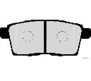 Set placute frana,frana disc HERTH+BUSS JAKOPARTS J3613009