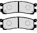 Set placute frana,frana disc HERTH+BUSS JAKOPARTS J3613013