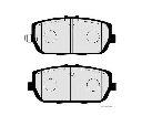 Set placute frana,frana disc HERTH+BUSS JAKOPARTS J3613020