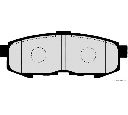 Set placute frana,frana disc HERTH+BUSS JAKOPARTS J3613022