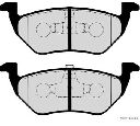 Set placute frana,frana disc HERTH+BUSS JAKOPARTS J3613023