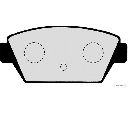 Set placute frana,frana disc HERTH+BUSS JAKOPARTS J3615000