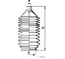 Ansamblu burduf, directie HERTH+BUSS JAKOPARTS J4103007