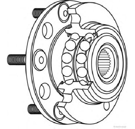 Set rulment roata HERTH+BUSS JAKOPARTS J4711026 Set rulment roata HERTH+BUSS JAKOPARTS J4711026