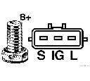 Generator / Alternator HERTH+BUSS JAKOPARTS J5112134</br>Piesa auto pentru Generator /Alternator / Elemente