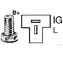 Generator / Alternator HERTH+BUSS JAKOPARTS J5117019</br>Piesa auto pentru Generator /Alternator / Elemente