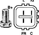 Generator / Alternator HERTH+BUSS JAKOPARTS J5118026</br>Piesa auto pentru Generator /Alternator / Elemente