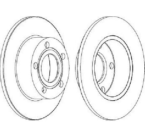 Disc frana FERODO DDF1033 Disc frana FERODO DDF1033