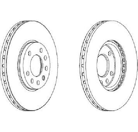 Disc frana FERODO DDF1082-1 Disc frana FERODO DDF1082-1