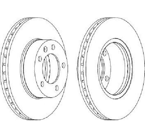 Disc frana FERODO DDF1217C-1 Disc frana FERODO DDF1217C-1