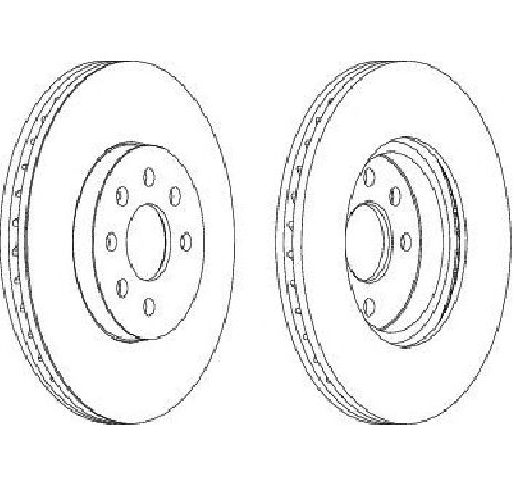 Disc frana FERODO DDF1236C-1 Disc frana FERODO DDF1236C-1