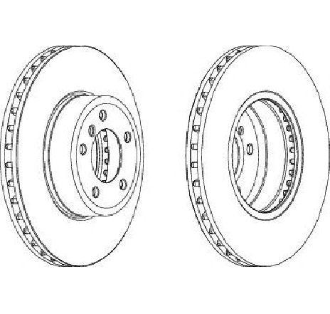 Disc frana FERODO DDF1242C-1 Disc frana FERODO DDF1242C-1