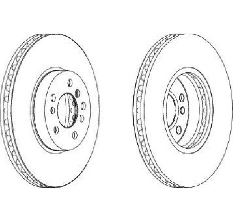 Disc frana FERODO DDF1256 Disc frana FERODO DDF1256