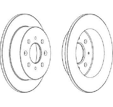 Disc frana FERODO DDF1358-1 Disc frana FERODO DDF1358-1