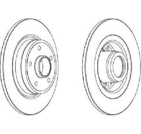 Disc frana FERODO DDF1364 Disc frana FERODO DDF1364