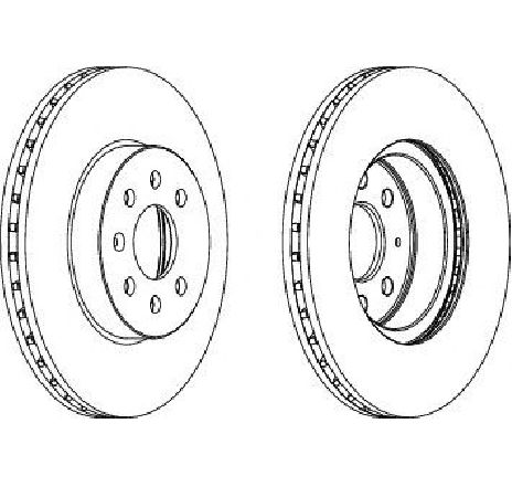 Disc frana FERODO DDF1374-1 Disc frana FERODO DDF1374-1