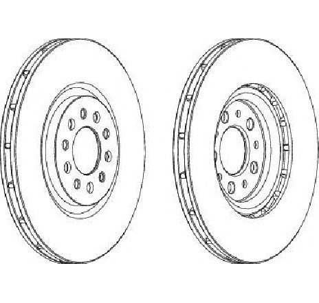 Disc frana FERODO DDF1455-1 Disc frana FERODO DDF1455-1