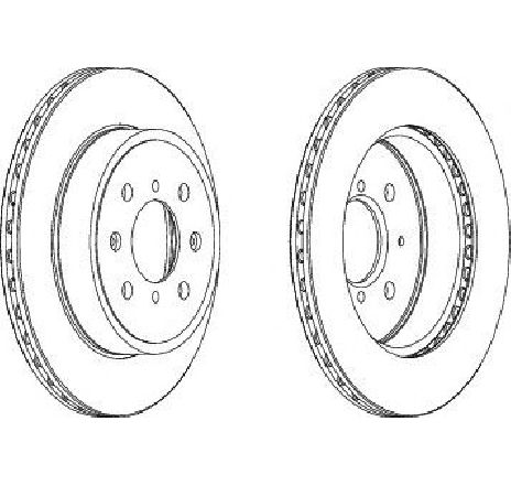 Disc frana FERODO DDF1509C-1 Disc frana FERODO DDF1509C-1