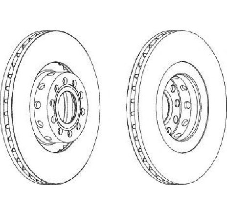 Disc frana FERODO DDF1563 Disc frana FERODO DDF1563