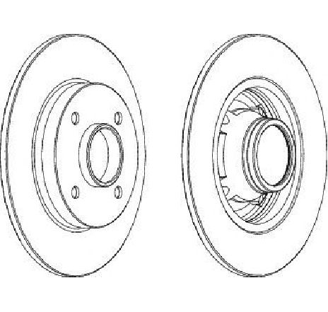 Disc frana FERODO DDF1564-1 Disc frana FERODO DDF1564-1