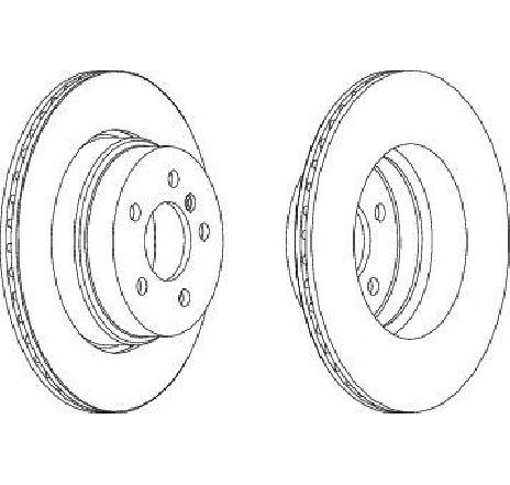 Disc frana FERODO DDF1583-1 Disc frana FERODO DDF1583-1