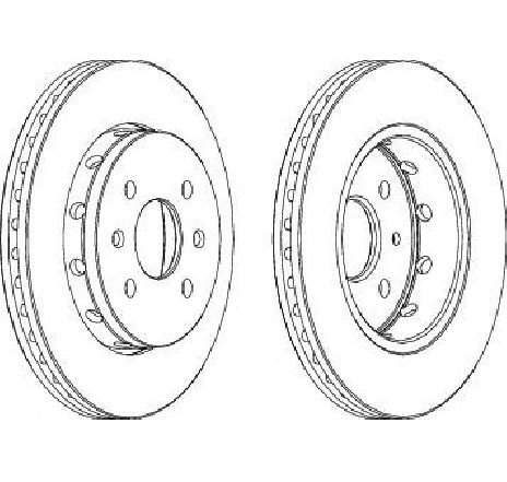 Disc frana FERODO DDF1628-1 Disc frana FERODO DDF1628-1
