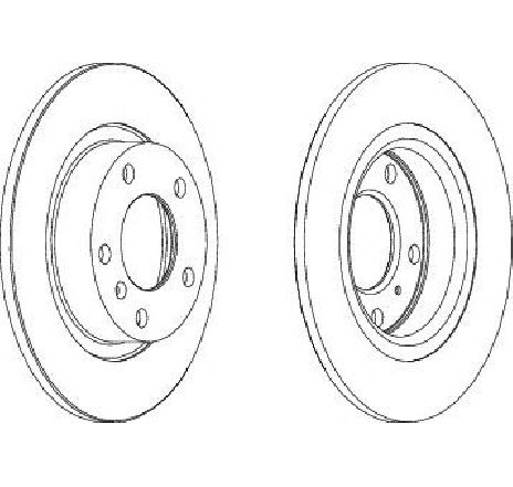 Disc frana FERODO DDF1651 Disc frana FERODO DDF1651