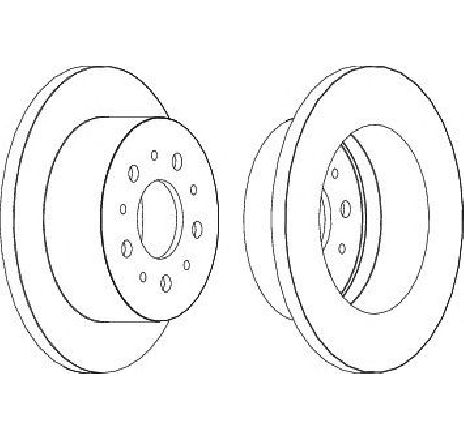 Disc frana FERODO DDF1653-1 Disc frana FERODO DDF1653-1