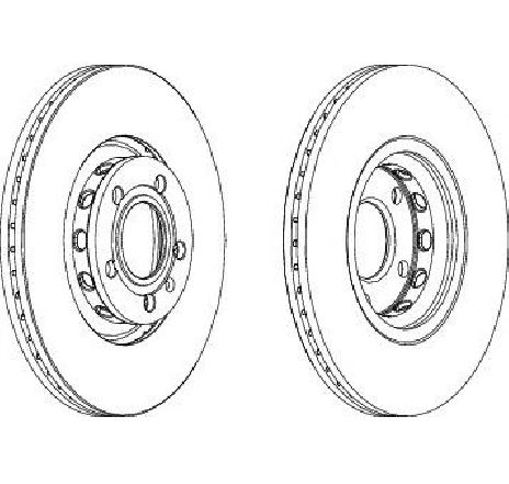 Disc frana FERODO DDF1707C-1 Disc frana FERODO DDF1707C-1