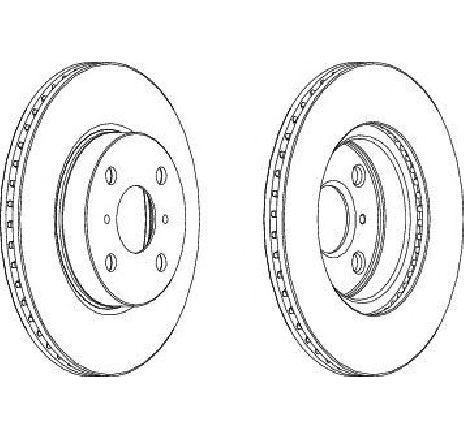 Disc frana FERODO DDF1710 Disc frana FERODO DDF1710