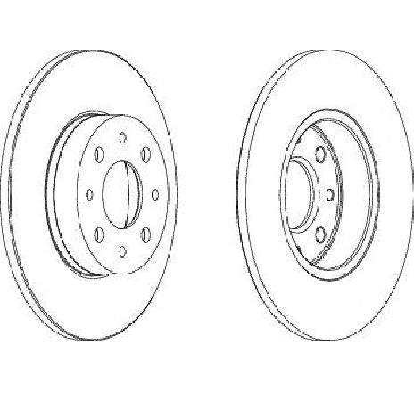 Disc frana FERODO DDF1741 Disc frana FERODO DDF1741