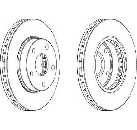 Disc frana FERODO DDF180 Disc frana FERODO DDF180