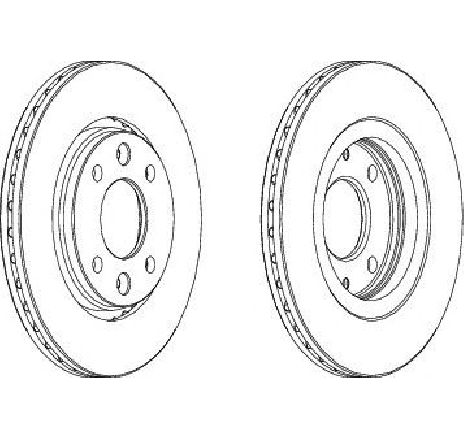 Disc frana FERODO DDF186-1 Disc frana FERODO DDF186-1