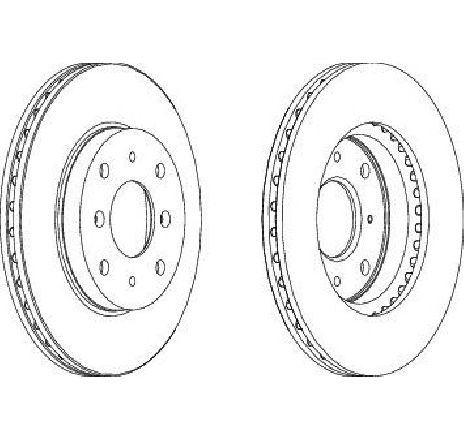 Disc frana FERODO DDF204 Disc frana FERODO DDF204