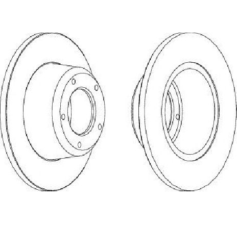 Disc frana FERODO DDF246 Disc frana FERODO DDF246
