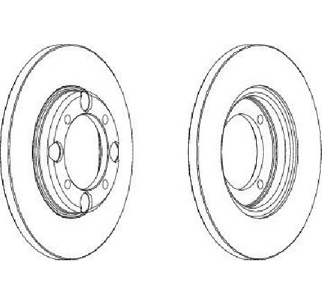 Disc frana FERODO DDF343 Disc frana FERODO DDF343