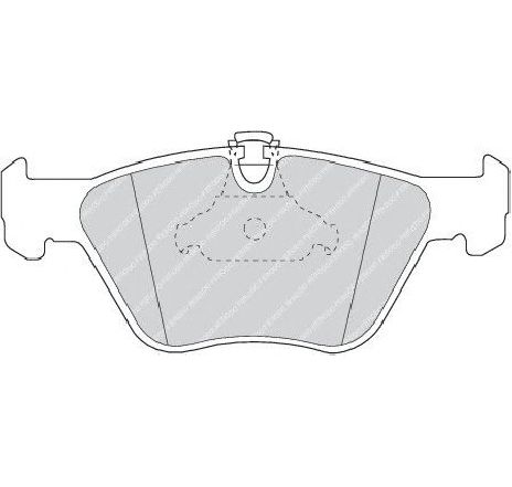 Set placute frana,frana disc FERODO FDB1073 Set placute frana,frana disc FERODO FDB1073