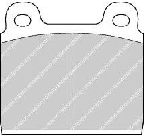 Set placute frana,frana disc FERODO FDB11 Set placute frana,frana disc FERODO FDB11