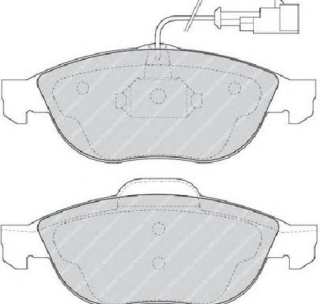 Set placute frana,frana disc FERODO FDB1134 Set placute frana,frana disc FERODO FDB1134