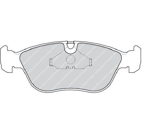 Set placute frana,frana disc FERODO FDB1285 Set placute frana,frana disc FERODO FDB1285