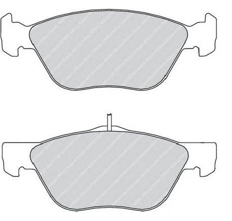 Set placute frana,frana disc FERODO FDB1299 Set placute frana,frana disc FERODO FDB1299