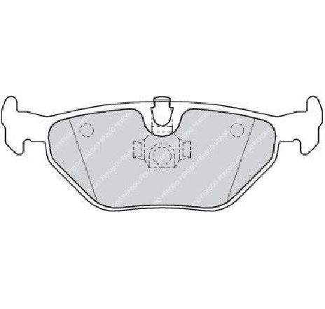 Set placute frana,frana disc FERODO FDB1301 Set placute frana,frana disc FERODO FDB1301